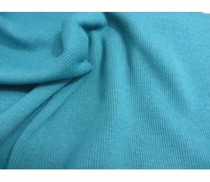 Bündchen - leicht Rippe dunkeltürkis